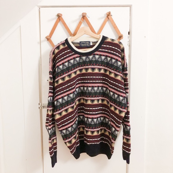 Vintage Tundra Wool Blend Sweater - Picture 2 of 6
